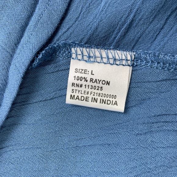 Paper Flowers NWT boho lightweight pullover L top - Picture 7 of 12